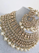 Antique Polki Pearl Kundan Choker set/Statement Necklace Set/Indian Jewelry/Pakistani Jewelry set/Wedding necklace/Bridal necklace/Indian