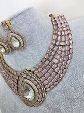 Pink Moissanite Polki Kundan Necklace/Designer Kundan Choker/Bollywood Jewelry/Indian wedding/Bridal jewelry/Pakistani/Punjabi,Premium set