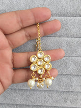 Jadau Kundan Meena Kundan Maang tikka/Kundan Tikka/Indian Jewelry/Indian Wedding Jewelry/Pakistani Jewelry/ Jhoomer/ Indian forehead jewelry