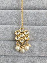 Jadau Kundan Meena Kundan Maang tikka/Kundan Tikka/Indian Jewelry/Indian Wedding Jewelry/Pakistani Jewelry/ Jhoomer/ Indian forehead jewelry