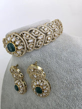 Green Victorian Moissanite kundan Necklace, Indian Bridal Jewelry, Bollywood Sabyasachi Designer necklace, Indian Pakistani Wedding
