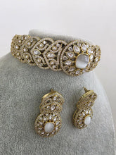 White Victorian Moissanite kundan Necklace, Indian Bridal Jewelry, Bollywood Sabyasachi Designer necklace, Indian Pakistani Wedding