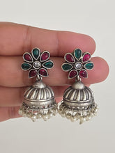 Small Light-weight German Silver Earrings/Oxidized Earrings/Antique Silver/Silver Look Alike/Tribal/Afghani/Indian Jewelry/Boho Jewelry