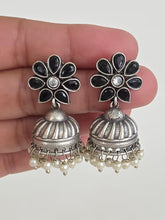 Small Light-weight German Silver Earrings/Oxidized Earrings/Antique Silver/Silver Look Alike/Tribal/Afghani/Indian Jewelry/Boho Jewelry