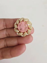 Pink Doublet CZ Diamond Stud Earrings /Indian Jewelry /Statement Stud Earring/Victorian Stud Earrings/Cz Stud/Diamond Stud Earrings