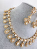 White Moissanite Kundan Necklace/Indian Kundan Set /Bollywood Jewelry/Indian wedding/Bridal Indian Wedding/Pakistani/Punjabi