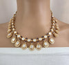 Purple Moissanite Kundan Necklace/Indian Kundan Set /Bollywood Jewelry/Indian wedding/Bridal Indian Wedding/Pakistani/Punjabi
