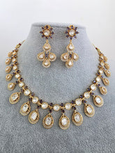 Purple Moissanite Kundan Necklace/Indian Kundan Set /Bollywood Jewelry/Indian wedding/Bridal Indian Wedding/Pakistani/Punjabi