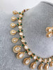 Green Moissanite Kundan Necklace/Indian Kundan Set /Bollywood Jewelry/Indian wedding/Bridal Indian Wedding/Pakistani/Punjabi