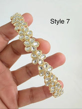 Kundan Head Band/Hair band /Sheesh Phool tikka/Bridal Matha Patti/Sheesh patti/Matha phool/Kundan Indian Jewelry/Indian Bridal/Pakistani