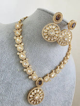 Purple Moissanite Kundan Necklace/Indian Kundan Set /Bollywood Jewelry/Indian wedding/Bridal Indian Wedding/Pakistani/Punjabi