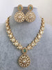 MintGreen Moissanite Kundan Necklace/Indian Kundan Set /Bollywood Jewelry/Indian wedding/Bridal Indian Wedding/Pakistani/Punjabi