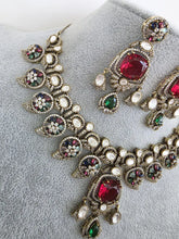 Multi Moissanite Polki Kundan Necklace/Designer Kundan Choker/Bollywood Jewelry/Indian wedding/Bridal jewelry/Pakistani/Punjabi,Premium set