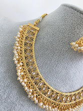 Gold Polki Kundan necklace/Indian jewelry/Punjabi/Pakistani/Wedding necklace/Bridal necklace/Indian necklace