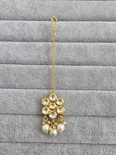 Jadau Kundan Meena Kundan Maang tikka/Kundan Tikka/Indian Jewelry/Indian Wedding Jewelry/Pakistani Jewelry/ Jhoomer/ Indian forehead jewelry