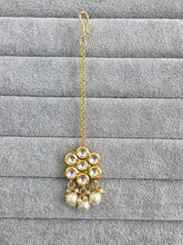 Jadau Kundan Meena Kundan Maang tikka/Kundan Tikka/Indian Jewelry/Indian Wedding Jewelry/Pakistani Jewelry/ Jhoomer/ Indian forehead jewelry
