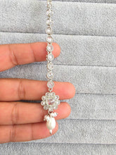 Silver Polki Maang tikka/ Polki Tikka/ Indian Jewelry/Indian Wedding Jewelry/Pakistani Jewelry/Jhoomer/ Matha patti/ Indian forehead jewelry