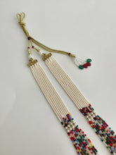 Multi Pearl Kundan Mala long necklace set/Kundan rani haar/Kundan Mala Set/Multi strand necklace/Indian jewelry/Kundan jewelry, Pakistani