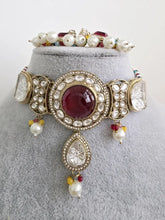 Multi pearl Kundan choker Necklace/Bollywood Jewelry/Indian bridal Kundan necklace/indian Pakistani Punjabi wedding jewelry