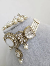 White pearl Kundan choker Necklace/Bollywood Jewelry/Indian bridal Kundan necklace/indian Pakistani Punjabi wedding jewelry
