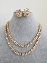 Trendy Premium Moissanite Kundan 2 line Necklace/Kundan Choker/Bollywood Jewelry/Indian wedding/Bridal Indian Wedding/Pakistani/Punjabi
