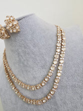 Trendy Premium Moissanite Kundan 2 line Necklace/Kundan Choker/Bollywood Jewelry/Indian wedding/Bridal Indian Wedding/Pakistani/Punjabi