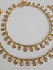 Gold Plated Anklet Pair/Payal/Moti Payal/Jhanjran/Panjeb/Pajeb/Indian Traditional Anklets/Indian Jewelry/ Pakistani Jewelry/ Boho Jewelry