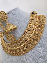 Antique Mukut Gold Bridal Necklace/South Indian Jewelry/Bridal Jewelry/Gold Necklace/Wedding necklace/Bridal necklace/Indian wedding jewelry