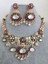 RubyGreen Fine Kundan Necklace Set /Kundan Choker / Bollywood Jewelry / Indian jewelry /Pakistani necklace/bridal necklace/Indian wedding