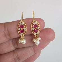 Dainty Gold Wire Earrings /Maharashtrian Bugdi gold plated Earrings /Indian Earrings /South Indian,Antique Bugadi wire earrings 35mm Length