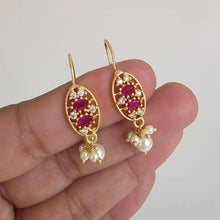 Dainty Gold Wire Earrings /Maharashtrian Bugdi gold plated Earrings /Indian Earrings /South Indian,Antique Bugadi wire earrings 35mm Length