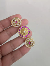 Bridal Double Finger Ruby Kundan Polki Ring/Adjustable Ring/ Pakistani Jewelry/ Indian Jewelry/Bollywood Jewelry/Indian Wedding