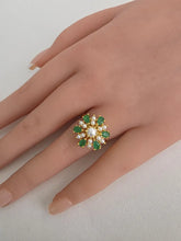 Gold finish Traditional Ring/Adjustable Ring/Indian Ring/ Pakistani Jewelry/ Indian Jewelry/Bollywood Jewelry/Indian Wedding jewelry