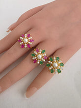 Gold finish Traditional Ring/Adjustable Ring/Indian Ring/ Pakistani Jewelry/ Indian Jewelry/Bollywood Jewelry/Indian Wedding jewelry