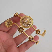 Gold Baju bandh/Antique Kundan Polki Baju Band/Indian wedding jewelry/Vanki/ polki Ananta/ Angada/ Armlet/ Indian Jewelry