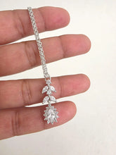 Dainty Gold CZ American Diamond Maang tikka/Indian Jewelry/ Indian Wedding/ Pakistani Jewelry/ Jhoomer/ Matha patti/ Indian forehead jewelry