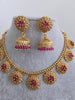 Ruby Guttapusalu Pearl Gold Necklace/Gold Necklace/Indian Choker/South Indian Necklace/One Gram Gold /Temple Jewelry/South Indian jewelry