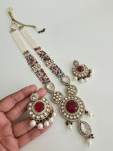 Multi Pearl Kundan Mala long necklace set/Kundan rani haar/Kundan Mala Set/Multi strand necklace/Indian jewelry/Kundan jewelry, Pakistani