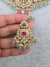 Ruby Green Finest Polki Kundan Indian Bridal Necklace, Wedding necklace,Fine kundan jewelry,Pakistani Jewelry, Indian Jewelry,Bridal Jewelry