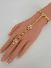 Gold Polki Hath Paan/Bracelet/Haath phool/Hathh Panja/finger Hand bracelet/Bridal Jewelry/hand harness/Indian Hand Jewelry/wedding jewelry