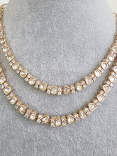 Trendy Premium Moissanite Kundan 2 line Necklace/Kundan Choker/Bollywood Jewelry/Indian wedding/Bridal Indian Wedding/Pakistani/Punjabi
