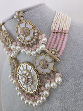 Pink Pearl Kundan Necklace/Bollywood Jewelry/Indian bridal Kundan necklace/indian Pakistani Punjabi wedding jewelry