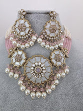 Pink Pearl Kundan Necklace/Bollywood Jewelry/Indian bridal Kundan necklace/indian Pakistani Punjabi wedding jewelry