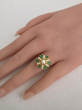 Gold finish Traditional Ring/Adjustable Ring/Indian Ring/ Pakistani Jewelry/ Indian Jewelry/Bollywood Jewelry/Indian Wedding jewelry