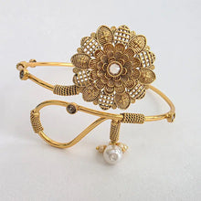 Gold Baju bandh/Antique Kundan Polki Baju Band/Indian wedding jewelry/Vanki/ polki Ananta/ Angada/ Armlet/ Indian Jewelry