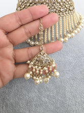Champagne White Antique Polki Kundan Choker Necklace, Polk Necklace, Indian jewelry, Pakistani necklace, punjabi necklace, bridal wedding