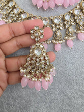 Pink Kundan Necklace Set/ Kundan Choker/ Bollywood Jewelry/ Indian jewelry/ Pakistani necklace/ punjabi/bridal necklace/indian wedding