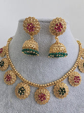 RubyGreen Guttapusalu Pearl Gold Necklace/Gold NecklaceIndian Choker/South Indian Necklace/One Gram Gold /Temple Jewelry/South Indianjewelry