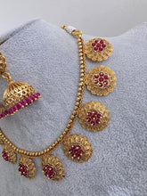 Ruby Guttapusalu Pearl Gold Necklace/Gold Necklace/Indian Choker/South Indian Necklace/One Gram Gold /Temple Jewelry/South Indian jewelry