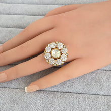 Fine Victorian Moissanite Polki Ring/Adjustable Ring/Indian Ring/Pakistani/Punjabi/Indian Jewelry/Bollywood/Statement ring, Cocktail Ring